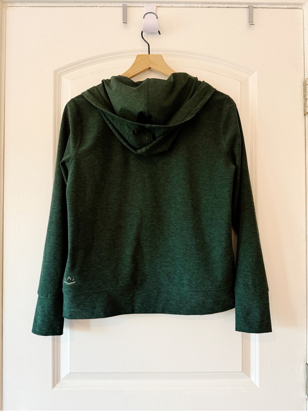 BEYOND YOGA Spacedye Everday Zip Up Hoodie Green Small - Picture 4 of 7